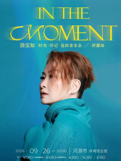  汤宝如[ in the Moment ]时光，印记 巡回音乐会-河源站海报